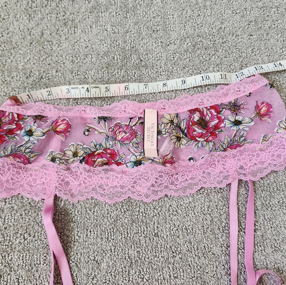 SOLD 💋SET💋 Victoria’s Secret DREAM ANGELS Floral Embroidery XL thong M/L - Picture 5 of 7
